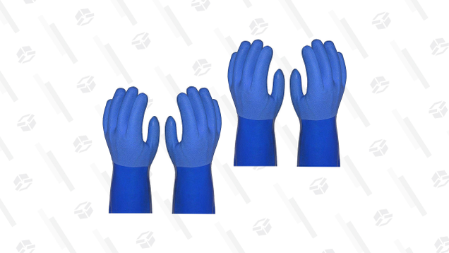 More strenuous cleaning tasks require a thicker set of gloves. These pairs from True Blues are sturdy enough to get the job done while keeping you hands protected.